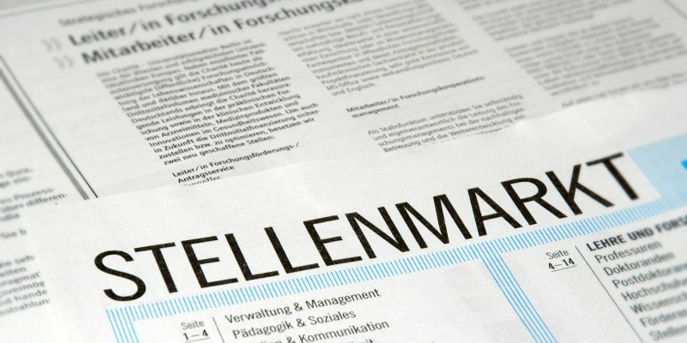 Stellenanzeigen in Zeitung