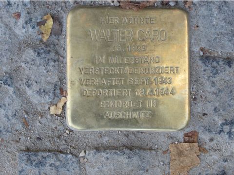 Stolperstein Walter Caro