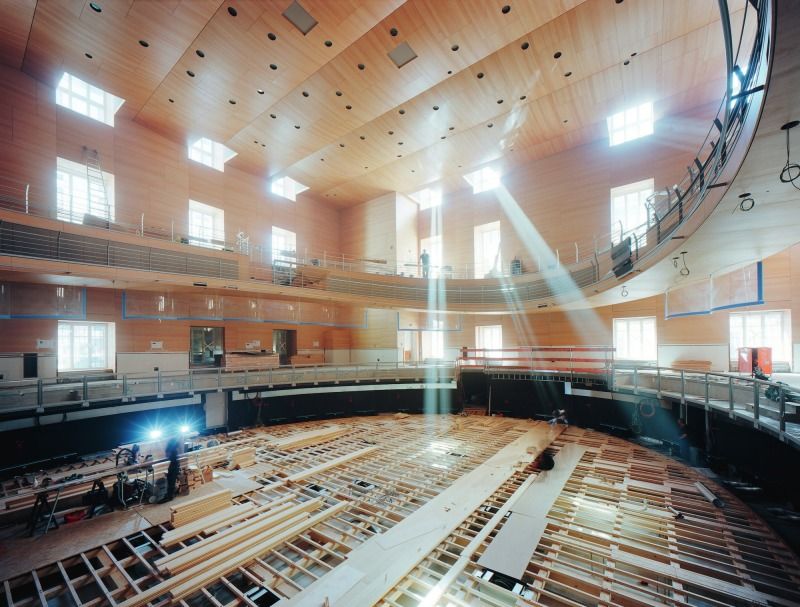 Der Pierre Boulez Saal in der Bauphase, September 2016