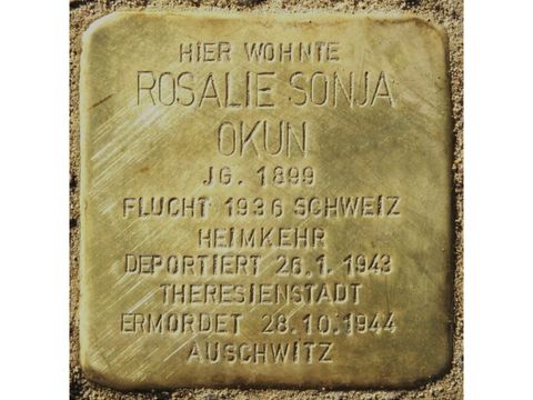 Stolperstein Rosalie Sonja Okun