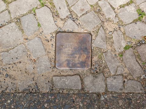 Bildvergrößerung: Stolperstein für Albert Lerner