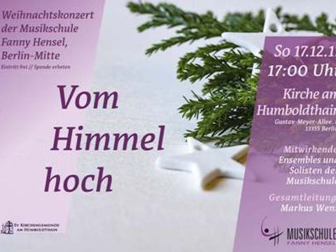 Plakat Weihnachtskonzert 2017