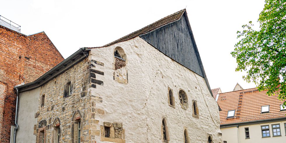 Westfassade der Alten Synagoge Erfurt 