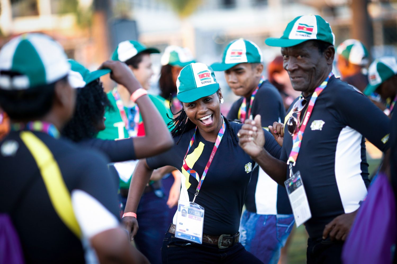 Delegation aus Suriname bei den Special Olympics World Games 2015 in den USA | Delegation from Suriname at the Special Olympics World Games 2015 in the USA