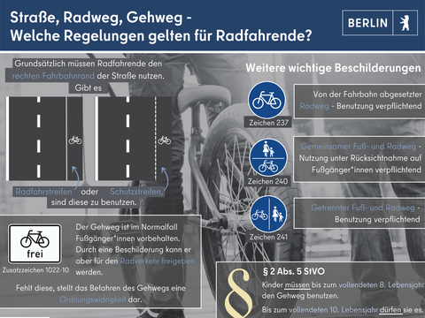 Bildvergrößerung: Informationen für Radfahrende