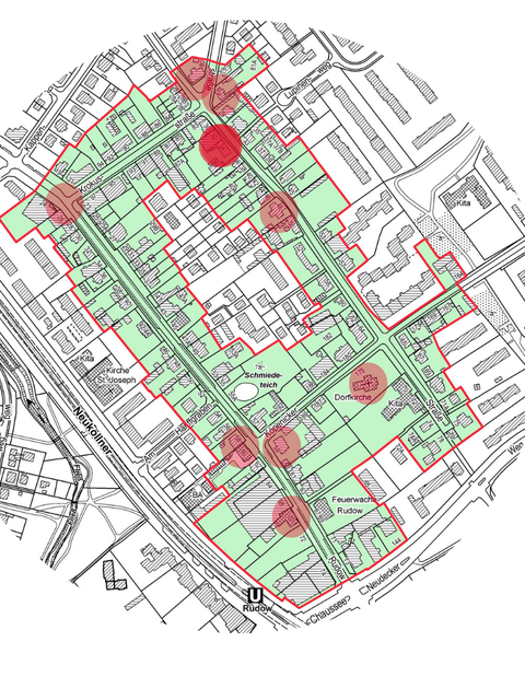 Verortungskarte Rudow erinnert sich - Lindenpark und Ru-To-Li