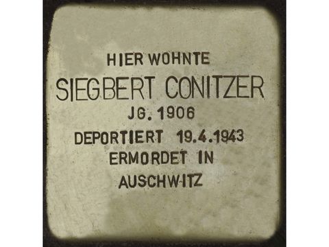 Bildvergrößerung: Stolperstein Siegbert Conitzer