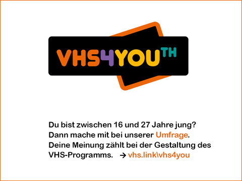 Logo vhs4you - Umfragetext