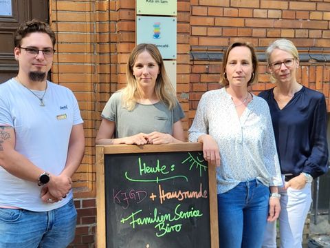 Ein starkes Team: Dennis Schreiber, Vanessa Wildner, Nicole Schmidt und Anja Guth