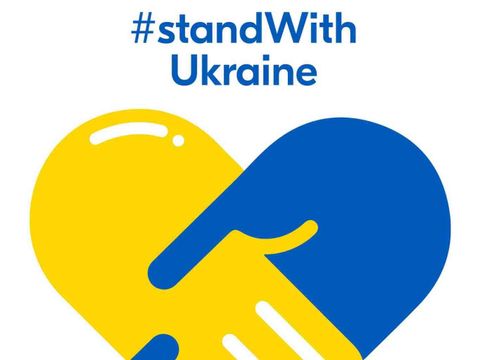 Bildvergrößerung: Stand with Ukraine