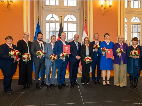 Verleihung Verdienstorden des Landes Berlin, Festsaal, Berliner Rathaus, am 1.10.2024