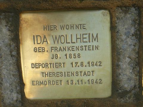 Bildvergrößerung: Stolperstein Ida Wollheim