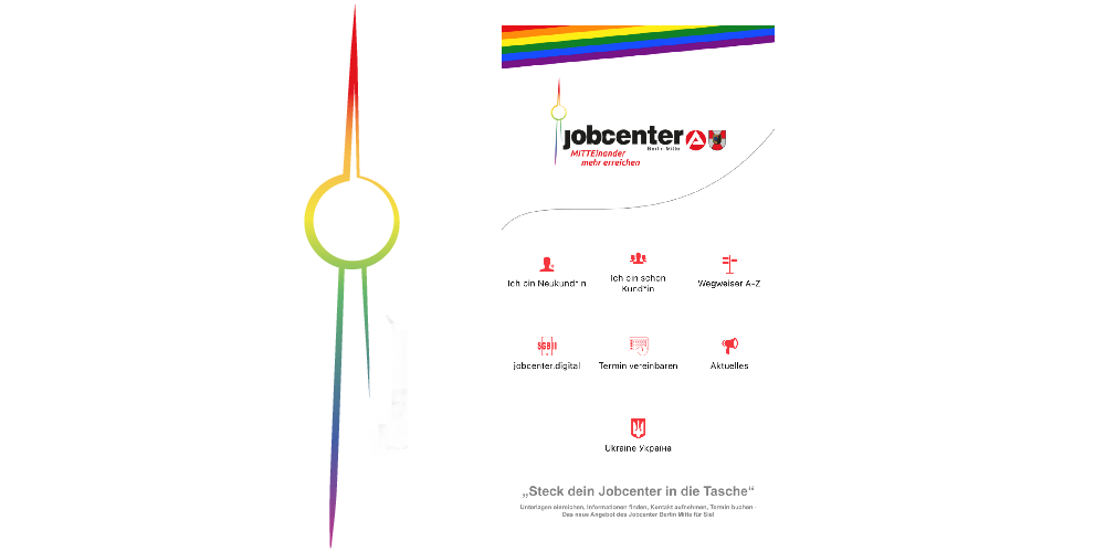 Jobcenter Berlin Mitte App Regenbogen