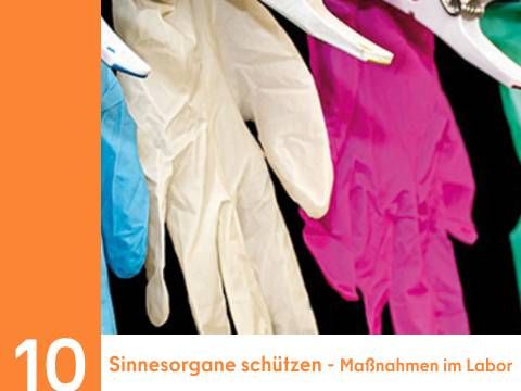 Sinnesorgane schützen - Maßnahmen im Labor