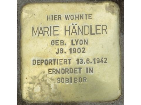 Stolperstein Marie Händler