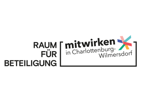 Kombilogo Raum für Beteiligung Charlottenburg-Wilmersdorf