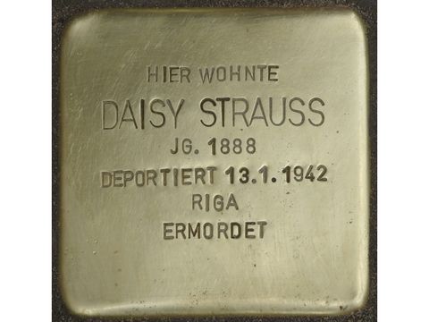 Stolperstein Daisy Strauss