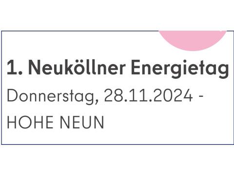 Werbung zum Neuköllner Energietag