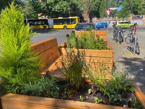 Parklet in der Pücklerstraße