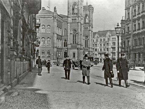 Altes Kriminlagericht - Rathenower Straße um 1896