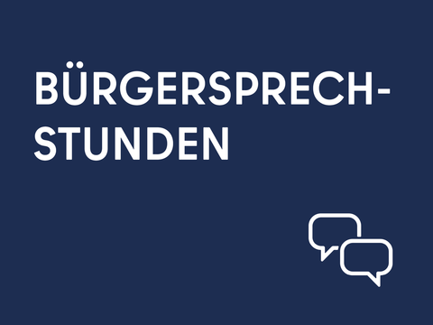 Bürgersprechstunden