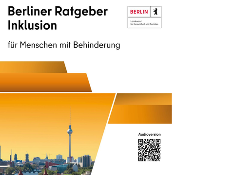 Berliner Ratgeber für Inklusion 2024/2025- Titelbild