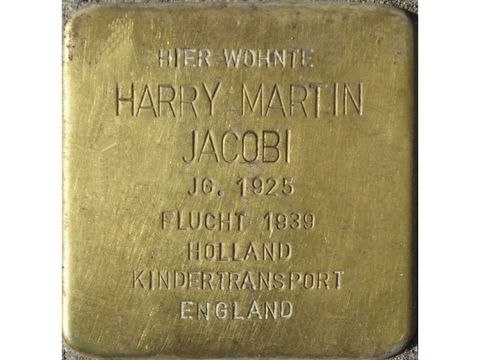 Bildvergrößerung: Stolperstein Harry Martin Jacobi