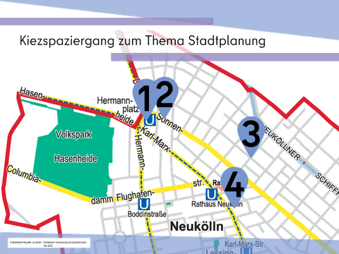 Kiez-Spaziergang in Nord-Neukölln zum Thema Stadtplanung