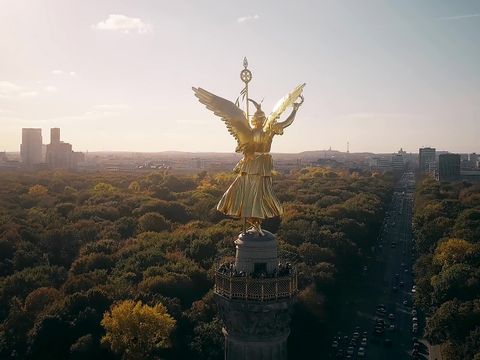 Luftaufnahme Siegessäule Berlin