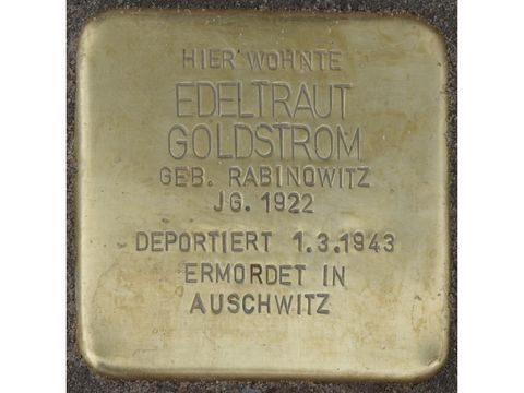 Stolperstein Edeltraut Goldstrom