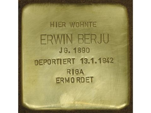 Stolperstein für Erwin Berju