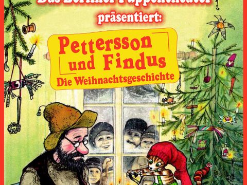 flyer für die weihnachtsgeschichte des berliner puppentheater