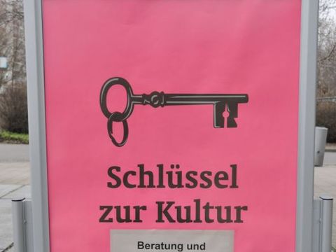 Zwei Jahre Kulturleben in der Freiwilligenagentur Marzahn-Hellersdorf Aufsteller