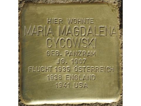 Stolperstein Maria Magdalena Cycowski