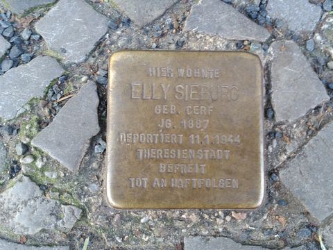 Stolperstein für Elly Sieburg