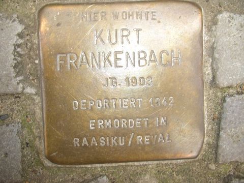 Stolperstein für Kurt Frankenbach, 27.07.2011