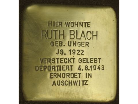 Stolperstein Ruth Blach