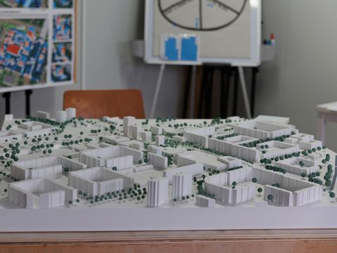 Modell Urbanes Zentrum Neu-Hohenschönhausen