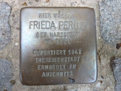 Stolperstein für Frieda Peritz, 17.8.2010