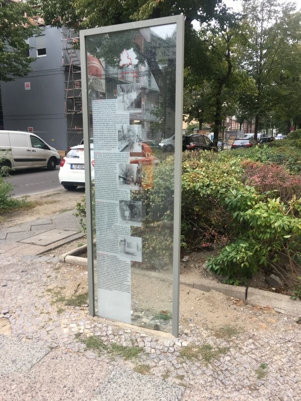 Harzer Straße / Bouchéstraße Geschichtsmeile Berliner Mauer