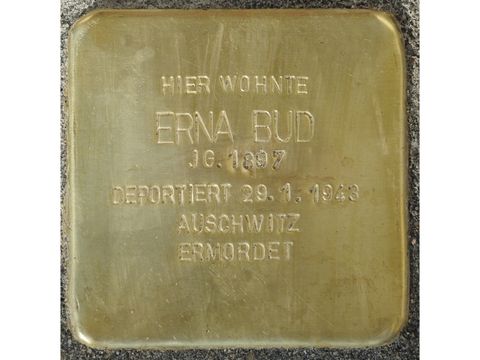 Stolperstein Erna Bud