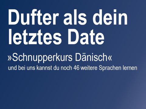 Plakatausschnitt der Berliner vhs-Kamapage ab 2023 - Dufter als dein letztes Date