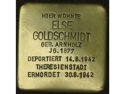 Stolperstein Else Goldschmidt - Bayerische Straße 29