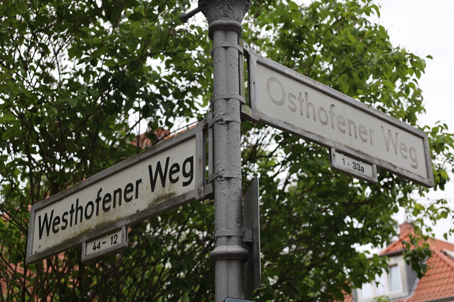 Wo sich Ost und West begegnen: Westhofener trifft auf Osthofener Weg