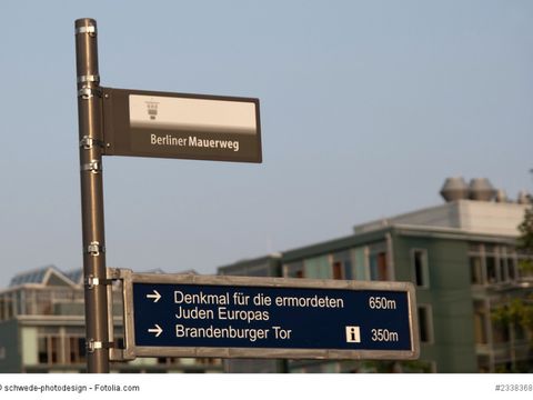 Bildvergrößerung: Schild Mauerweg