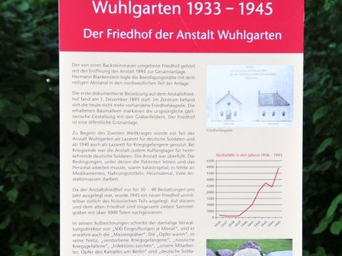 Einweihung der Gedenkstele Wuhlgarten - Die Stele