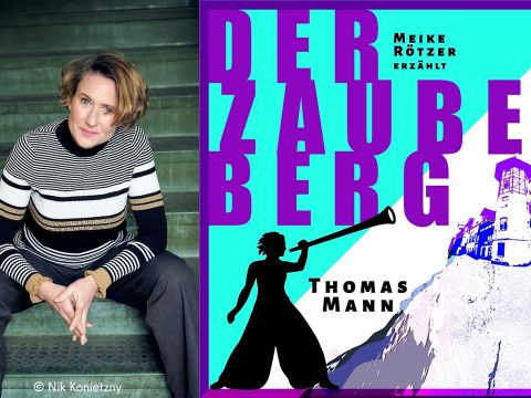 Bildvergrößerung: Meike Rötzer erzählt den Roman "Der Zauberberg" von Thomas Mann