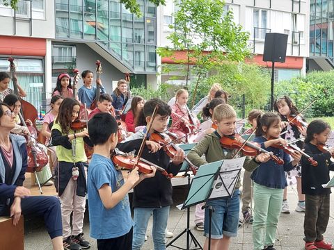 Bildungsfest Schöneberg Nord: Die Streicherklasse der Spreewald-Grundschule