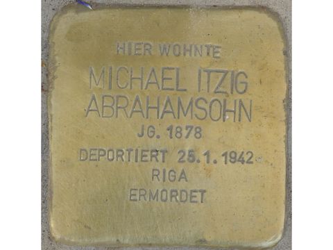 Stolperstein Michael-Itzig-Abrahamsohn