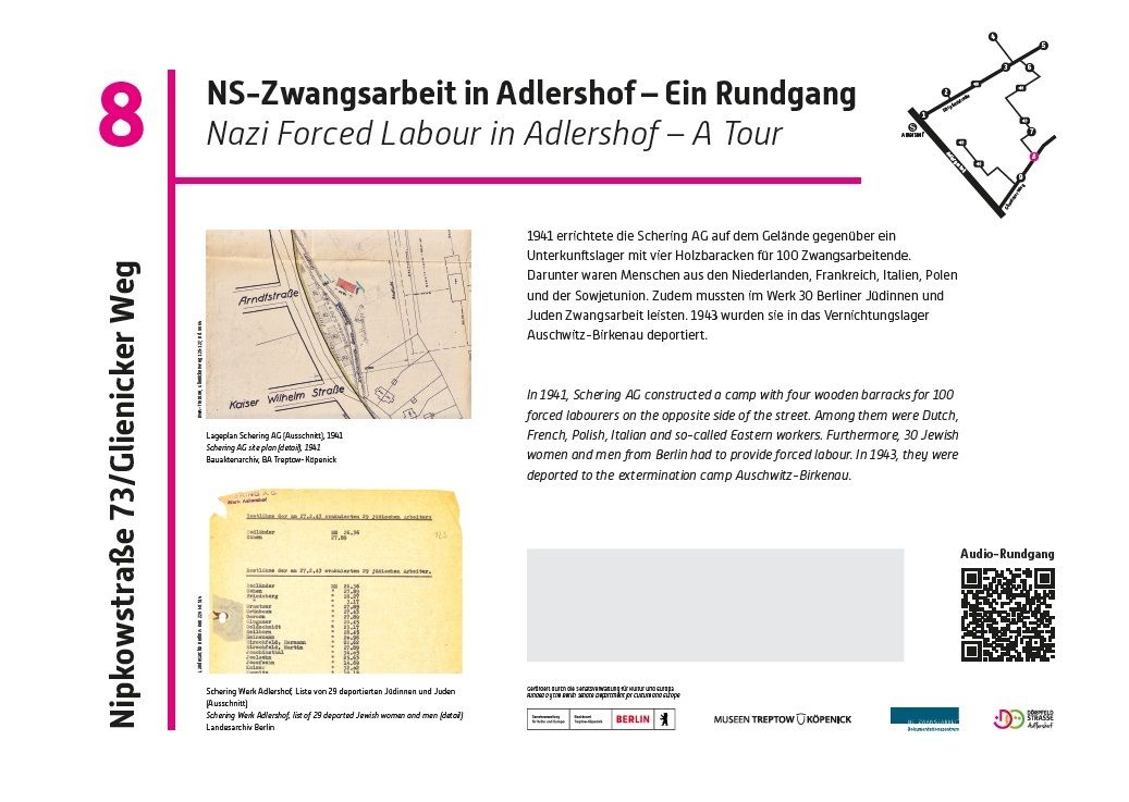 Audiorundgang NS-Zwangsarbeit in Adlershof - Station 8